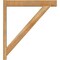 Ekena Millwork Traditional Block Rough Sawn Outlooker, Western Red Cedar, 6"W x 36"D x 40"H OUT06X36X40TRA05RWR - alternate 3